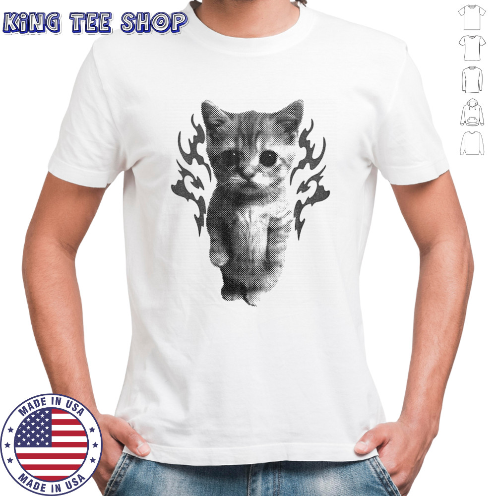 Y2K Goofy Cat Meme 90s Vintage shirt