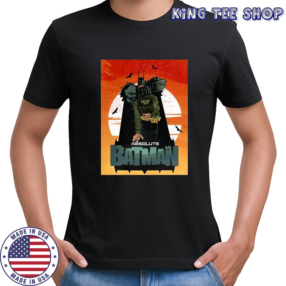 Absolute Batman Police Ice DC comic satirical shirt