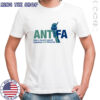 Antifa Statue of Liberty only a fascist would demonize antifascism shirt