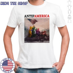 Antifamerica Portland Frog photo shirt