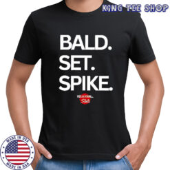 Bald Set Spike Yolleyball State logo shirt