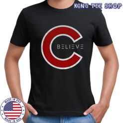 Believe Chicago Cubs logo parody 2025 shirt