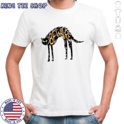 Beware Black Cat Halloween T-shirts