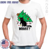 Black cat causing trouble What Christmas tree Xmas shirt