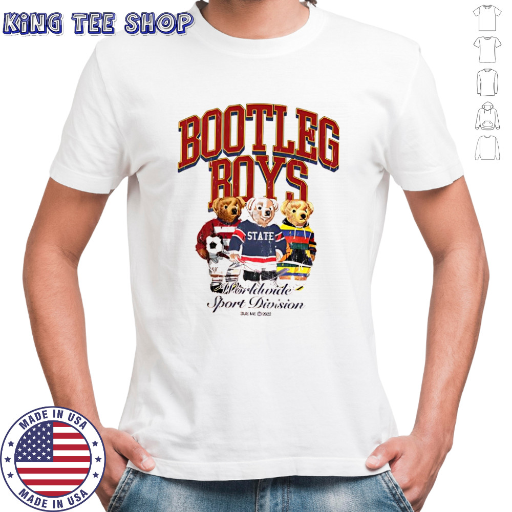 Bootleg Boys Worldwide Sport Division Polo bears shirt Bootleg Boys Worldwide Sport Division Polo bears shirt
