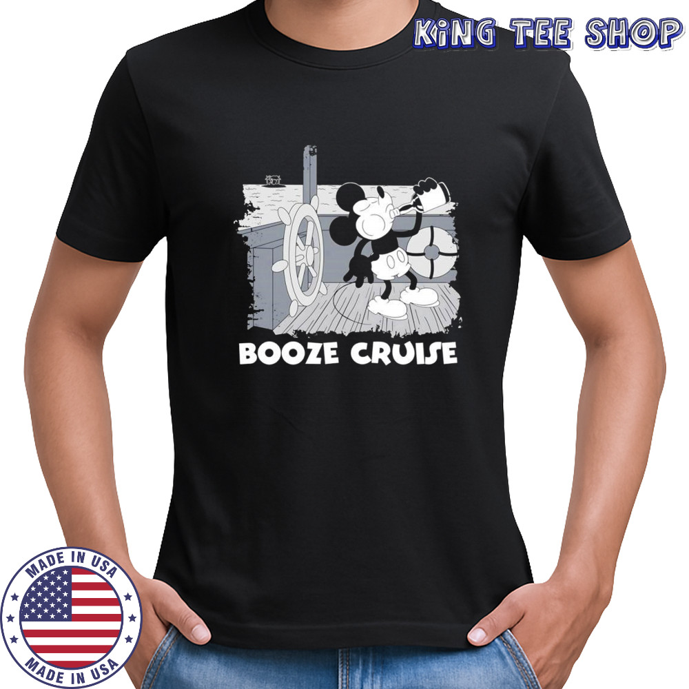 Booze Cruise Mickey Mouse shirt
