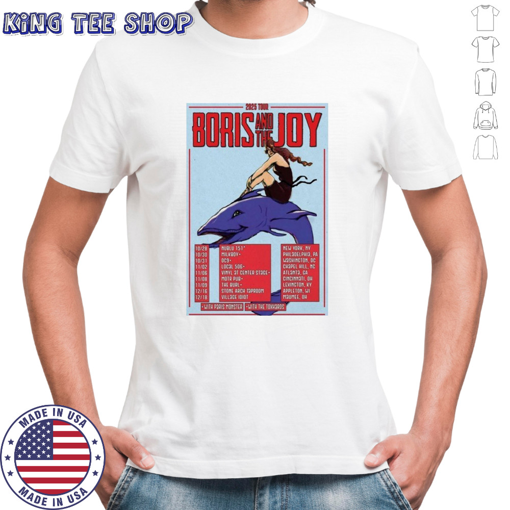 Boris And The Joy 2025 Tour T-shirt