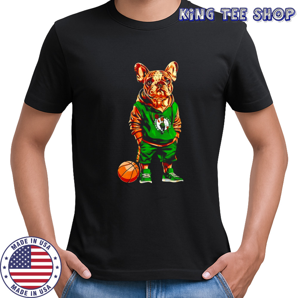 Boston Celtics x Bulldog Hoop Dogs shirt