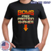 Boys free protein shakes funny Gym shirt