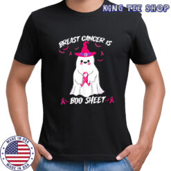 Breast Cancer is boo sheet pink Ghost halloween shirt