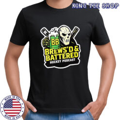 Brews’d and Battered hockey podcast shirt