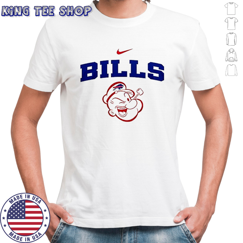 Buffalo Bills x Popeye I yam what I yam an’ that’s all I yam shirt