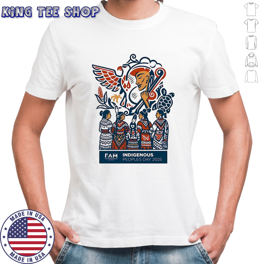 Celebrate Indigenous Peoples Day 2025 graphic shirt