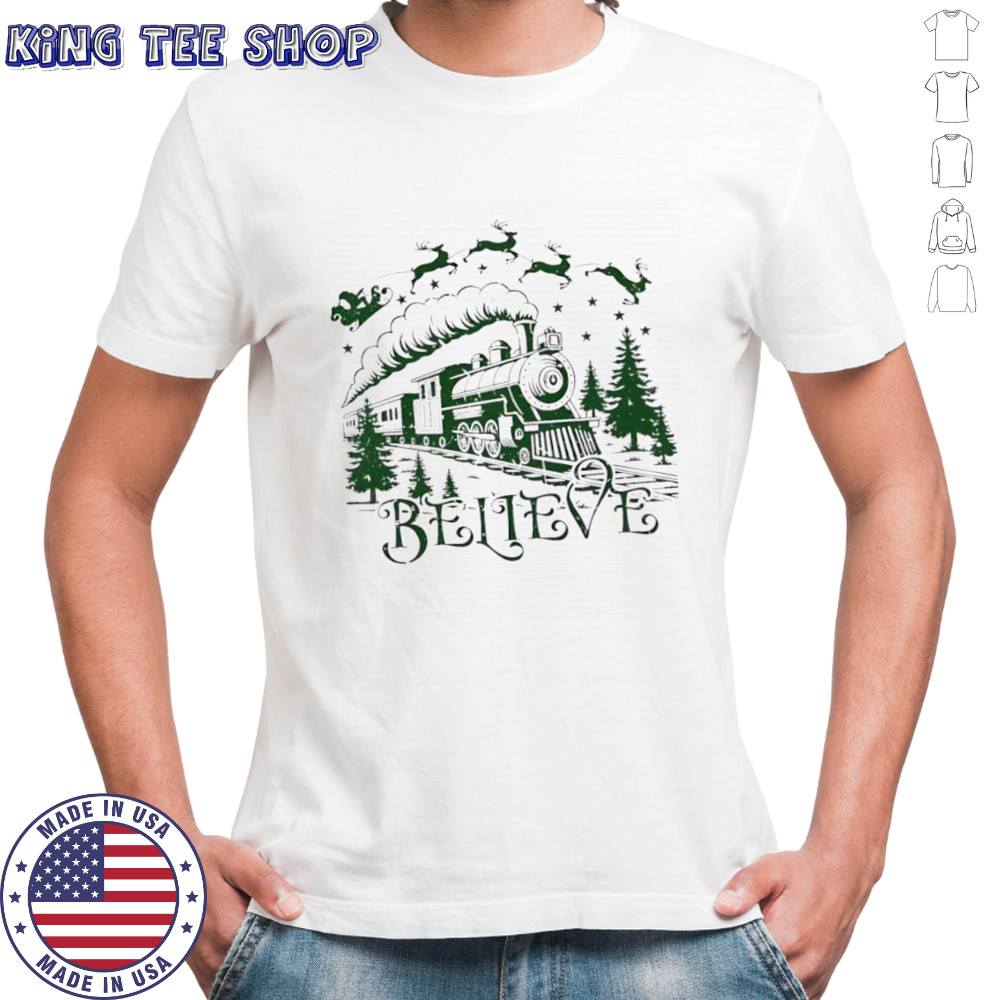 Christmas Believe Merry Christmas T-shirt