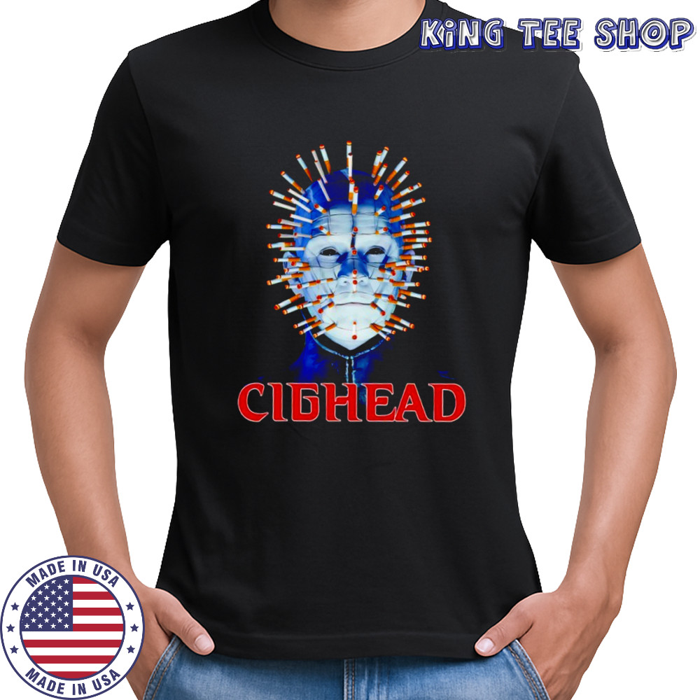 Cighead Pinhead Hellraiser graphic shirt
