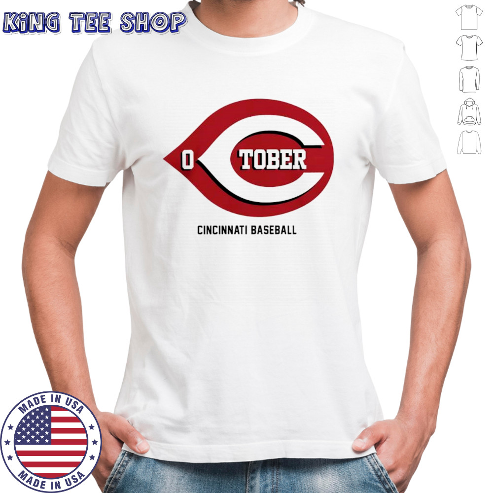 Cincinnati Reds October Baseball logo Official Redtober shirt