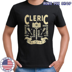 Cleric Grunge Dungeons and Dragons shirt