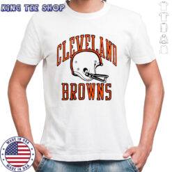 Cleveland Browns White Helmet T-Shirt