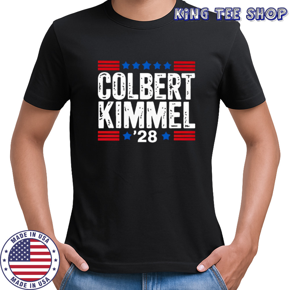 Colbert kimmel 28 retro shirt