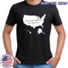 Colonized States of America map shirt