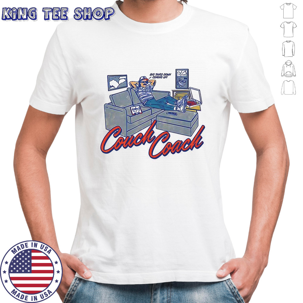 Couch coach big third down coming up vintage shirt