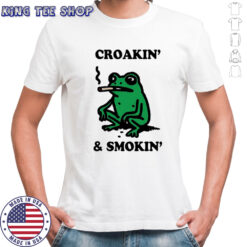 Croakin’ And Smokin’ Frog shirt