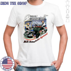 Dale Earnhardt and Chevrolet Monte Carlo number 3 NASCAR all American speed shirt