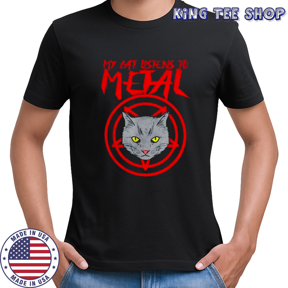 Death Metal x My Cat Listens to Metal shirt