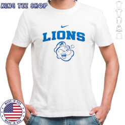 Detroit Lions x Popeye I yam what I yam an’ that’s all I yam shirt