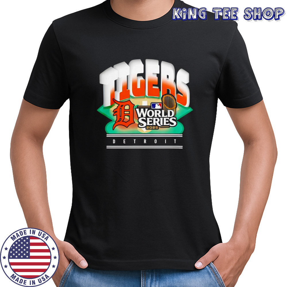 Detroit Tigers 2025 MLB World Series Baseball shirt