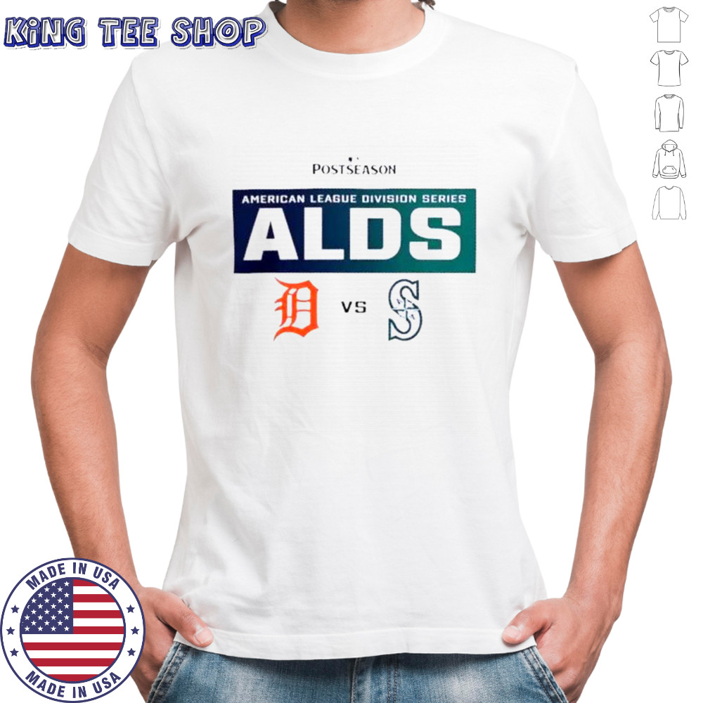 Detroit Tigers Vs Seattle Mariners 2025 Postseason MLB ALDS Matchup T-Shirt