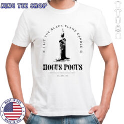 Disney Hocus Pocus I Lit The Black Flame Candle shirt