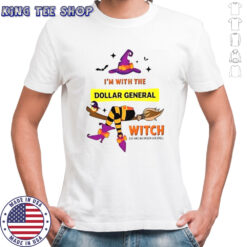 Dollar General I’m With The Witch She Has Me Under Her Spell Halloween T-Shirt