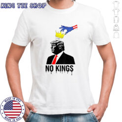 Donald Trump No Kings Democracy America Poster shirt