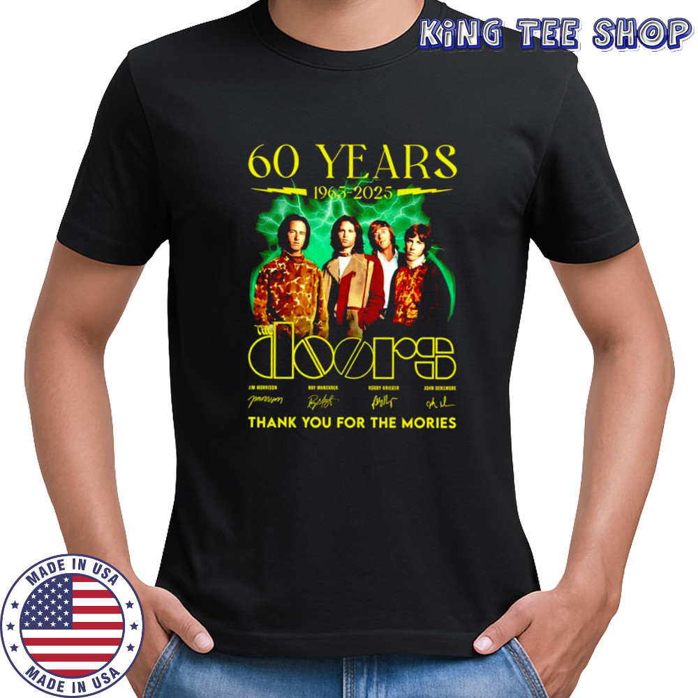 Doors 60 years 1965-2025 thank you for the memories actors’ signature shirt