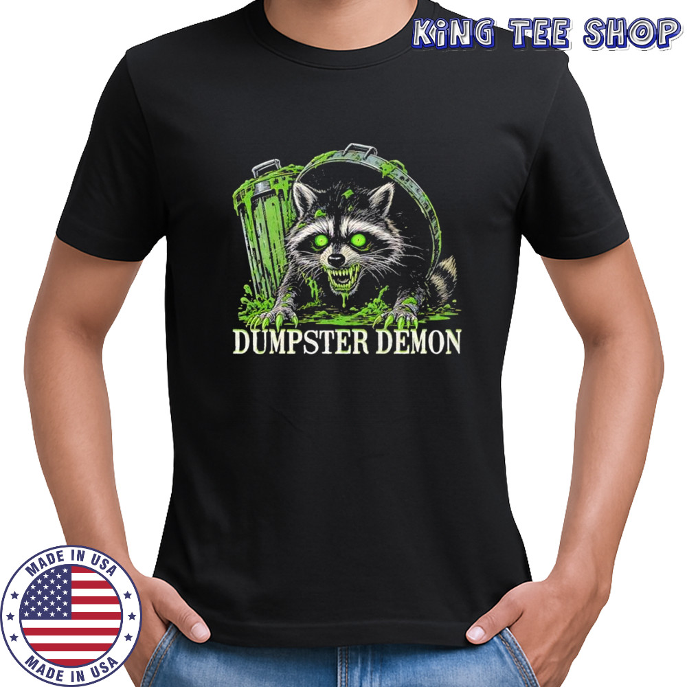 Dumpster Demon raccoon monster shirt