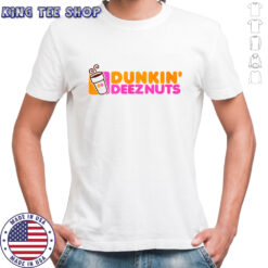 Dunkin deeznuts coffee logo shirt