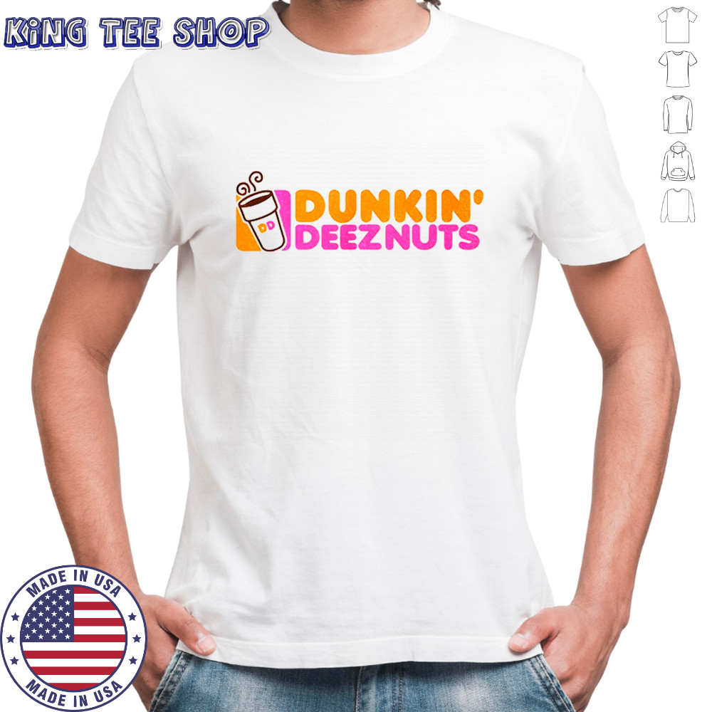 Dunkin deeznuts coffee logo shirt