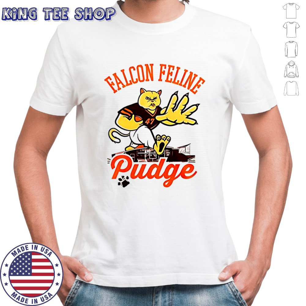 Falcon Felline Pudge the Cat BGSU Football shirt