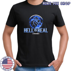FC Cincinnati Hell is Real Kombat Ice Blue logo shirt