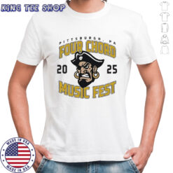 Four Chord Music Festival Pittsburgh Pirates PA 2025 T-shirt