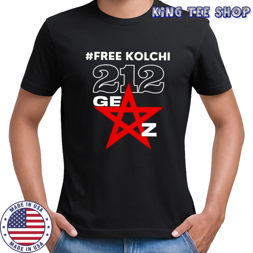 Free Kolchi 212 Gen Z flag of Morocco shirt