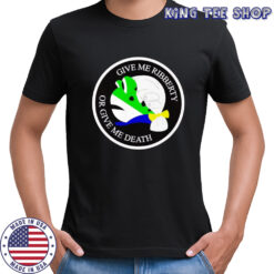Frog wearing judge’s wig give me ribberty or give me death meme shirt