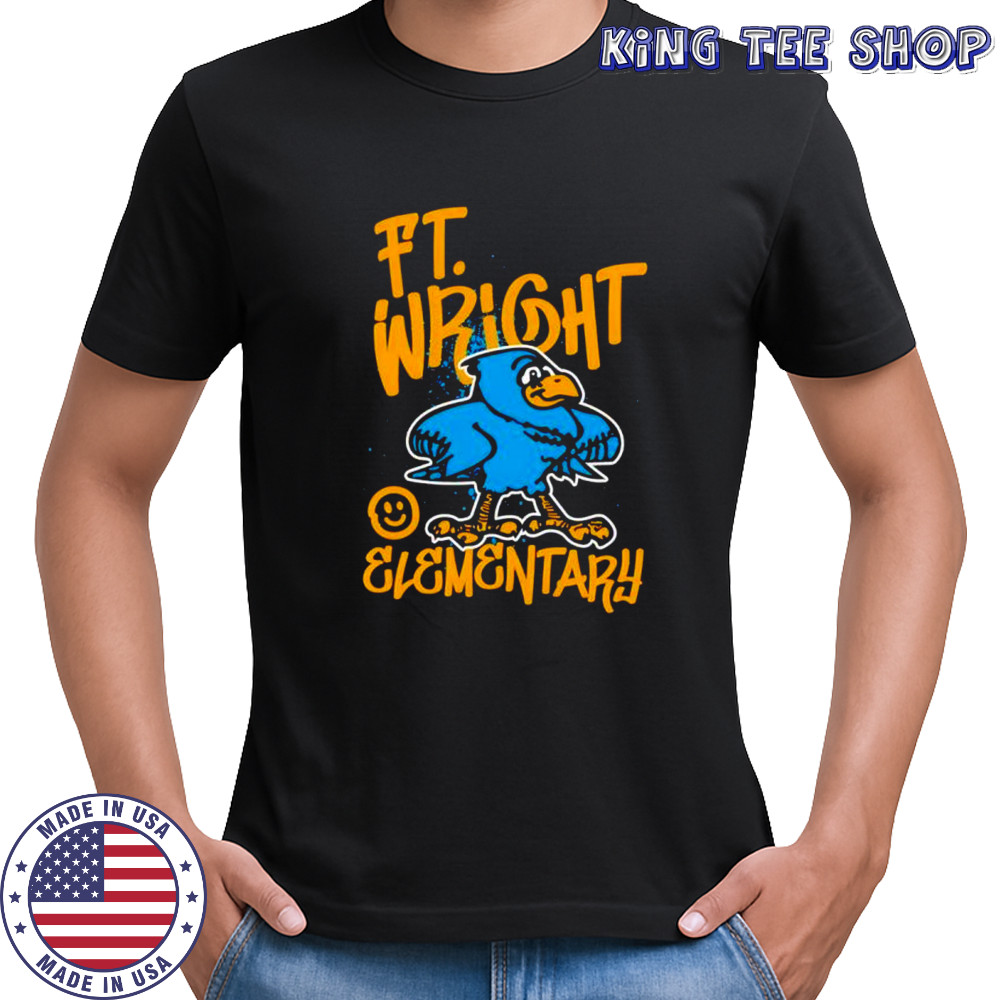 Ft Wright Elementary Smiley Graffiti shirt