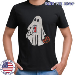 Ghost drink diet coke pumpkin spooky Happy Halloween 2025 shirt