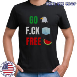 Go Fuck Free Go Birds Fuck Ice Free Palestine Shirt Hannah Einbinder Emmy T-Shirt