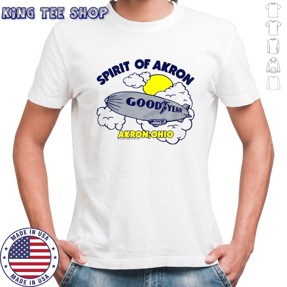 Goodyear spirit of akron ohio blimp shirt
