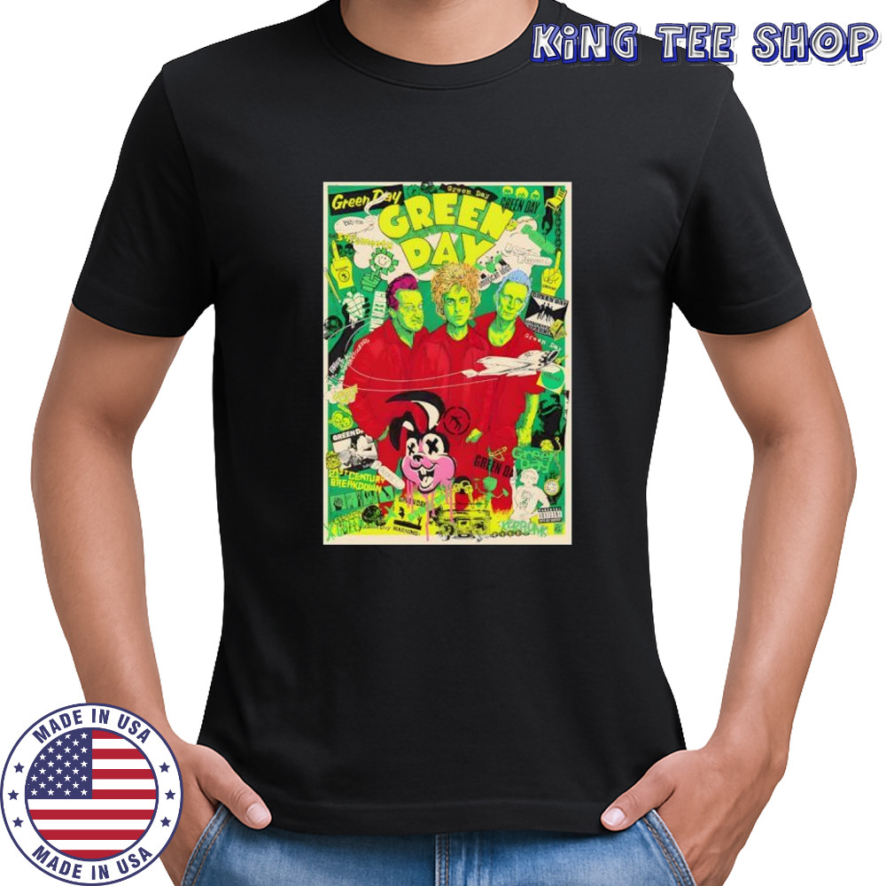 Green Day Album American Indiot By Laura And James Poster shirt