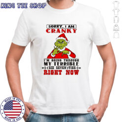 Grinch sorry I am cranky I’m going through my terrible six seven shirt