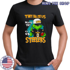 Grinch they hate us because they ain’t us Pittsburgh Steelers uniform shirt